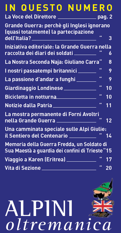 alpini oltremanica - indice